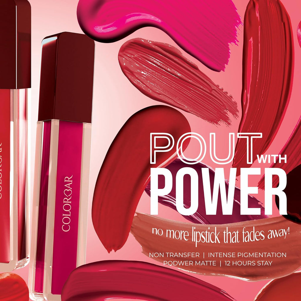 Colorbar PowerKiss Vegan Matte Lipcolor - Tempted